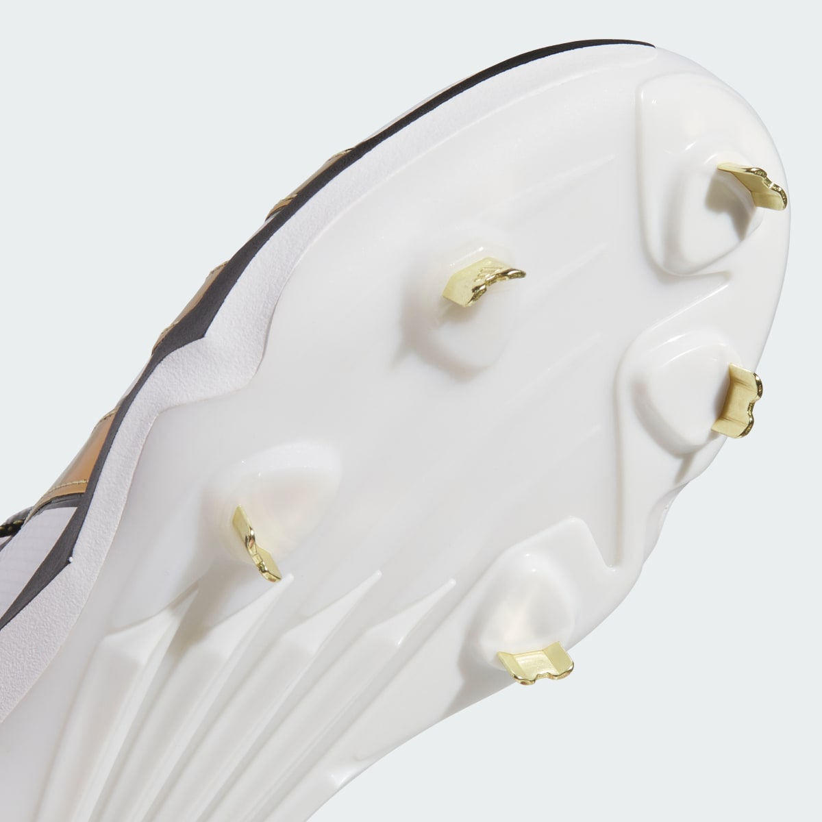 Adidas Men's Adizero Impact 3 Baseball Cleats - Cloud White / Gold Metallic / Core Black - Image 8
