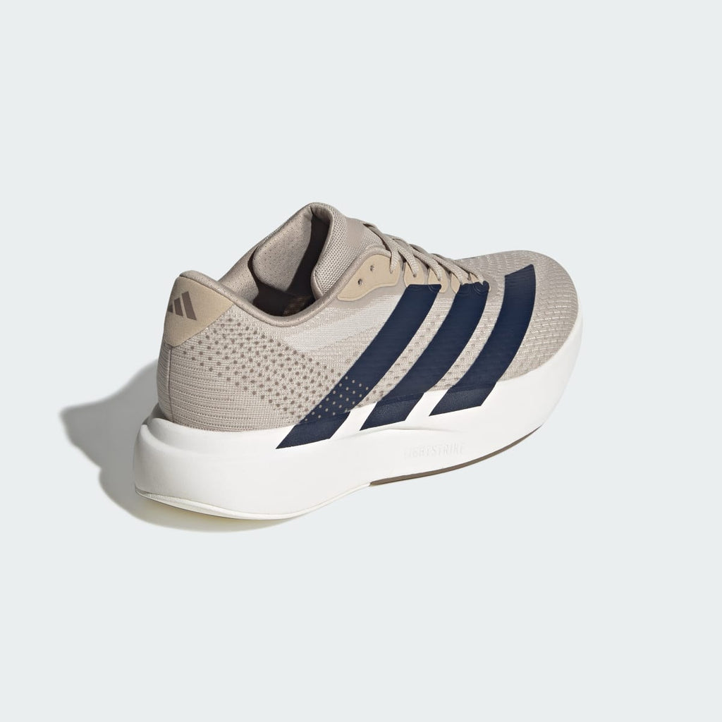 Adidas Men's Adizero Pacer Shoes - Khaki Three / Night Indigo / Core White - Image 5