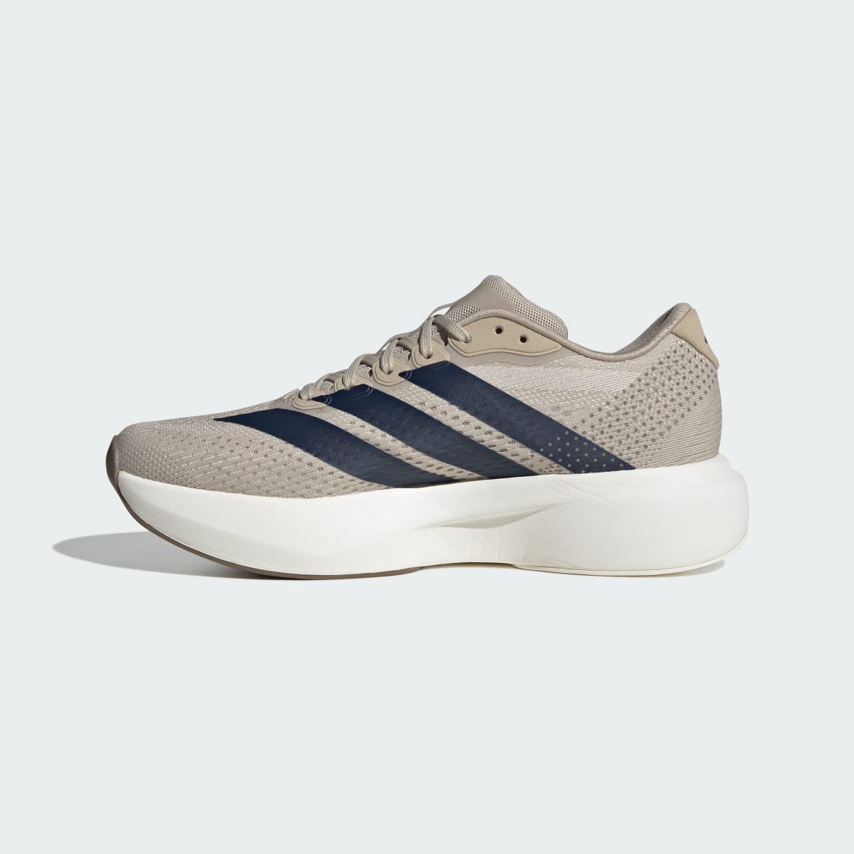 Adidas Men's Adizero Pacer Shoes - Khaki Three / Night Indigo / Core White - Image 6