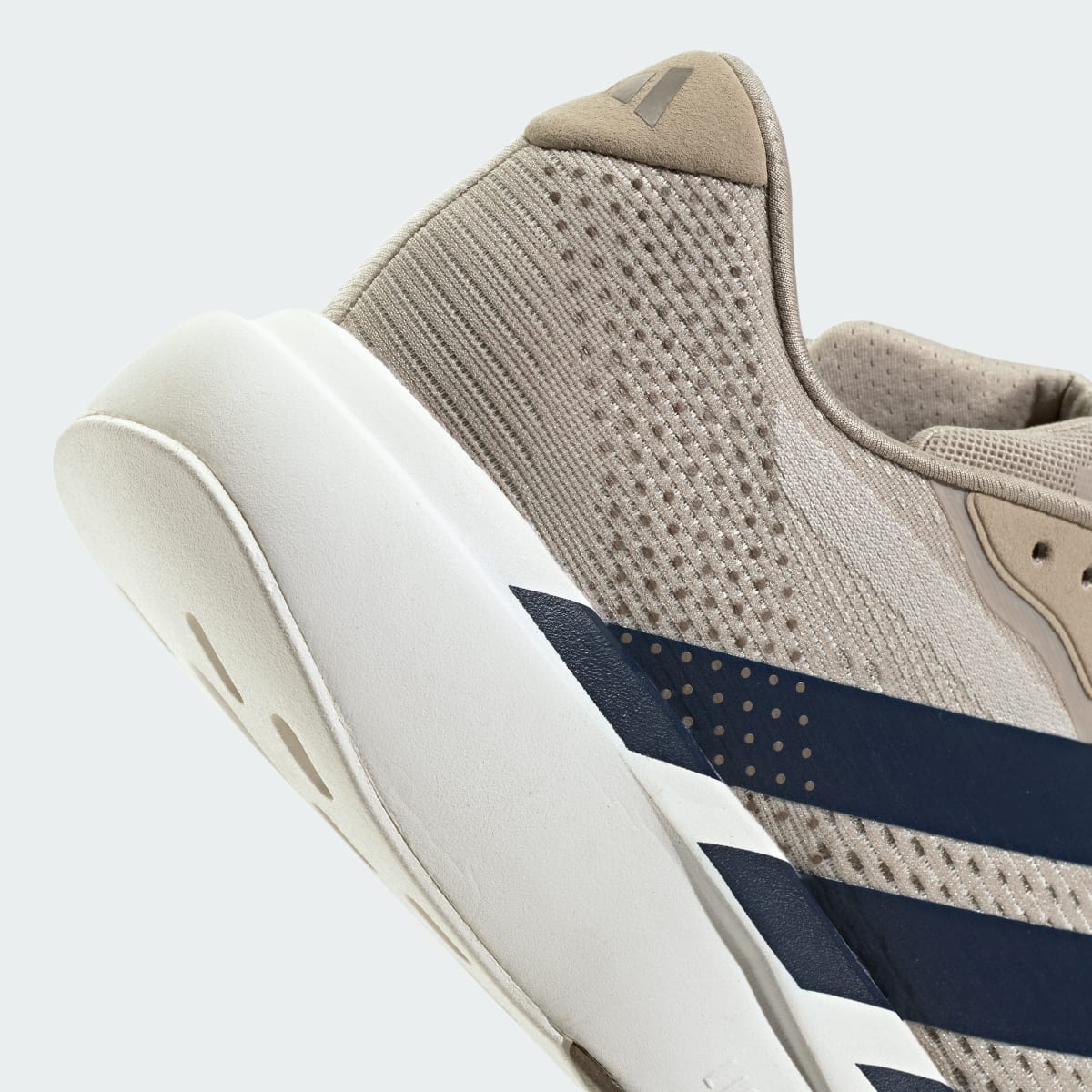 Adidas Men's Adizero Pacer Shoes - Khaki Three / Night Indigo / Core White - Image 8