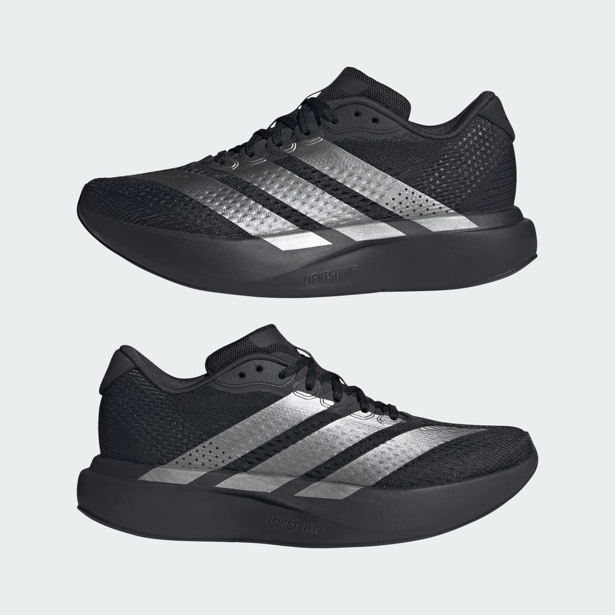 Adidas Women's Adizero Pacer Shoes - Core Black / Iron Metallic / Carbon - Image 7