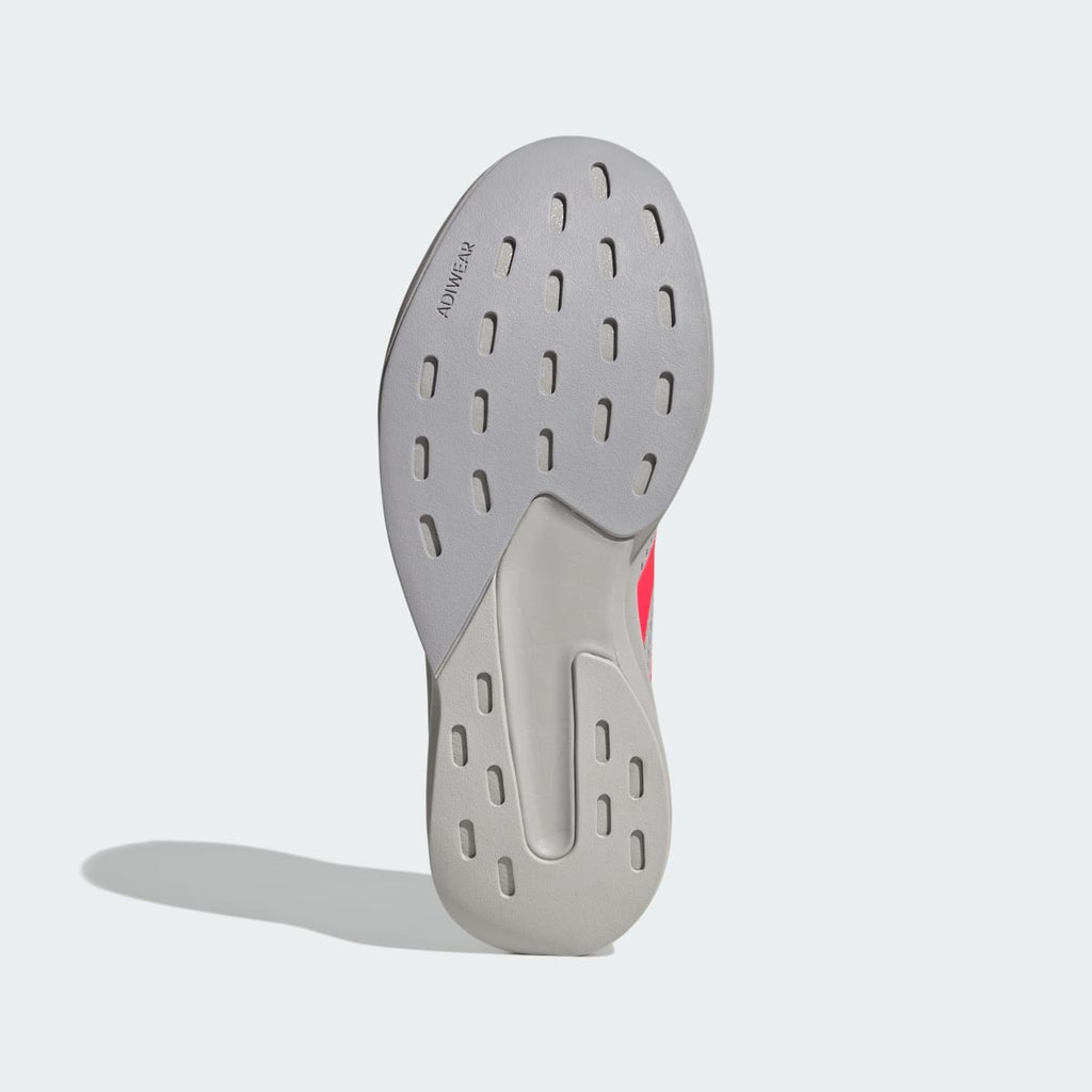 Adidas Men's Adizero Pacer Shoes - Grey Two / Lucid Red / Halo Silver - Image 3