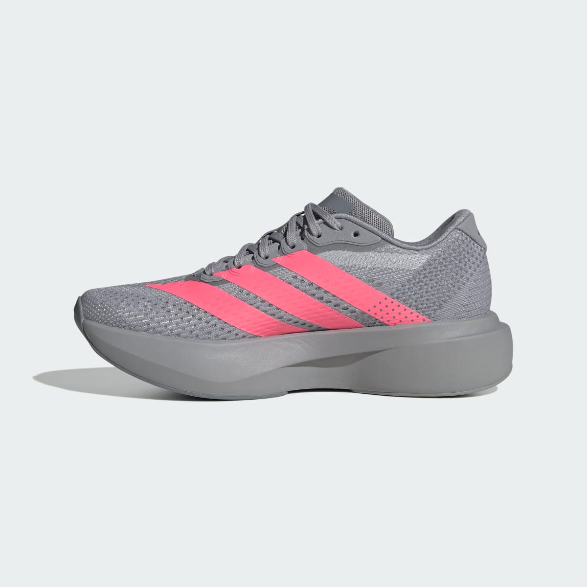Adidas Women's Adizero Pacer Shoes - Light Onix / Solar Turbo / Grey - Image 9