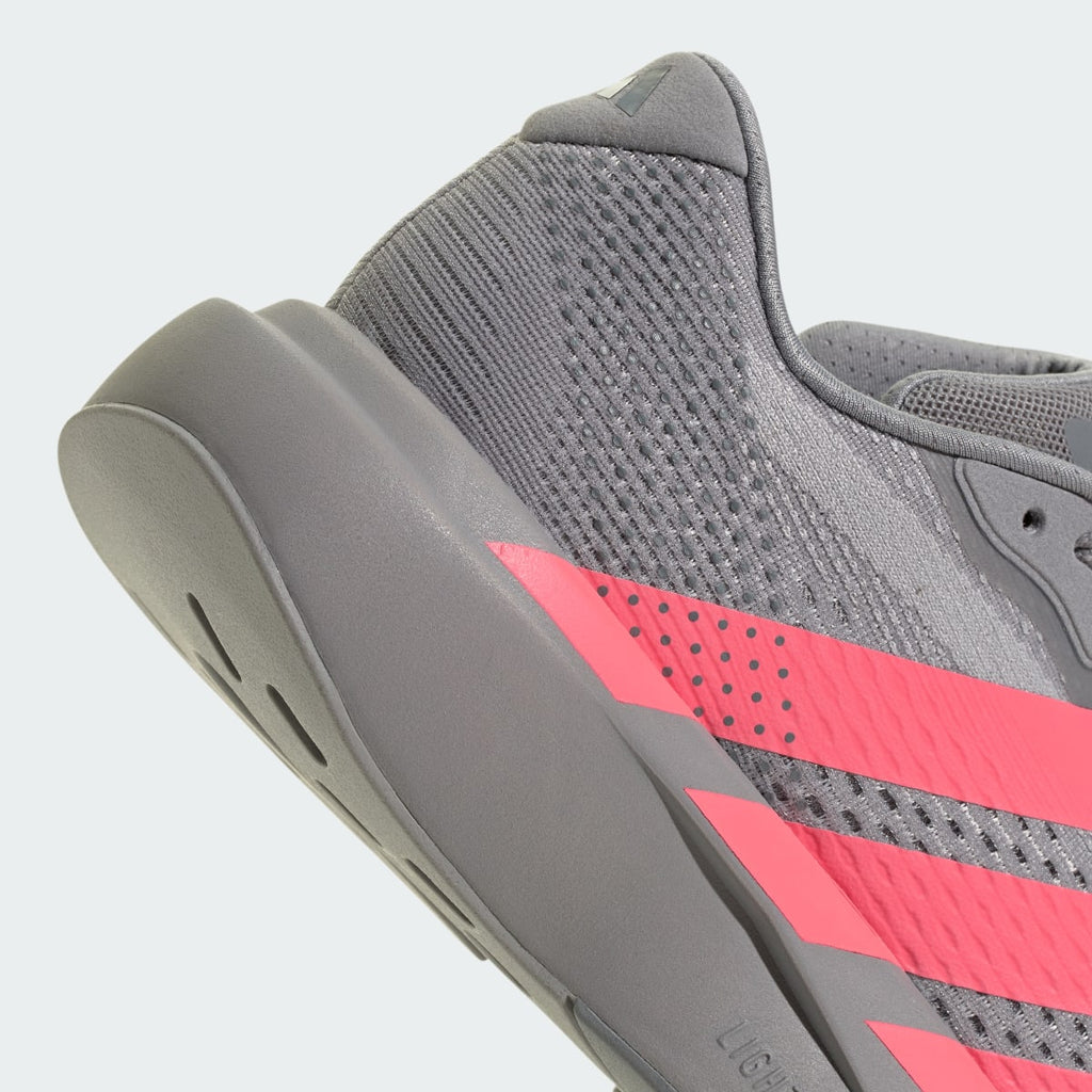 Adidas Women's Adizero Pacer Shoes - Light Onix / Solar Turbo / Grey - Image 12