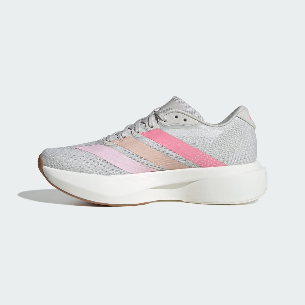 Adidas Women's Adizero Pacer Shoes - Grey One / Bliss Pink / Core White - Image 9