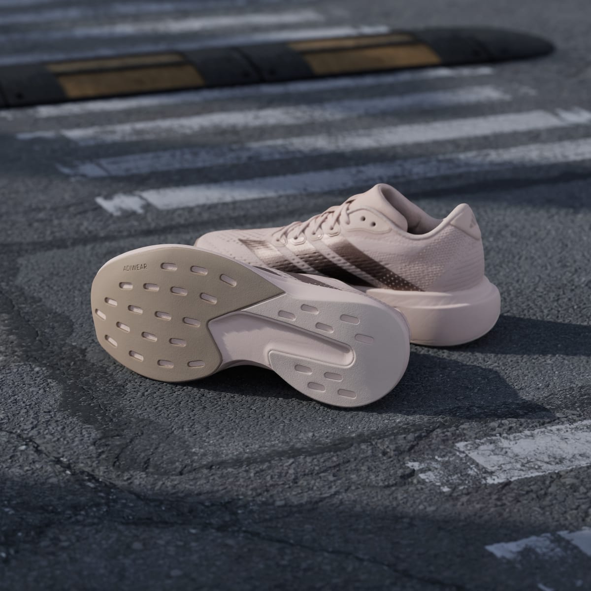 Adidas Women's Adizero Pacer Shoes - Wonder Quartz / Grey / Wonder Taupe - Image 4