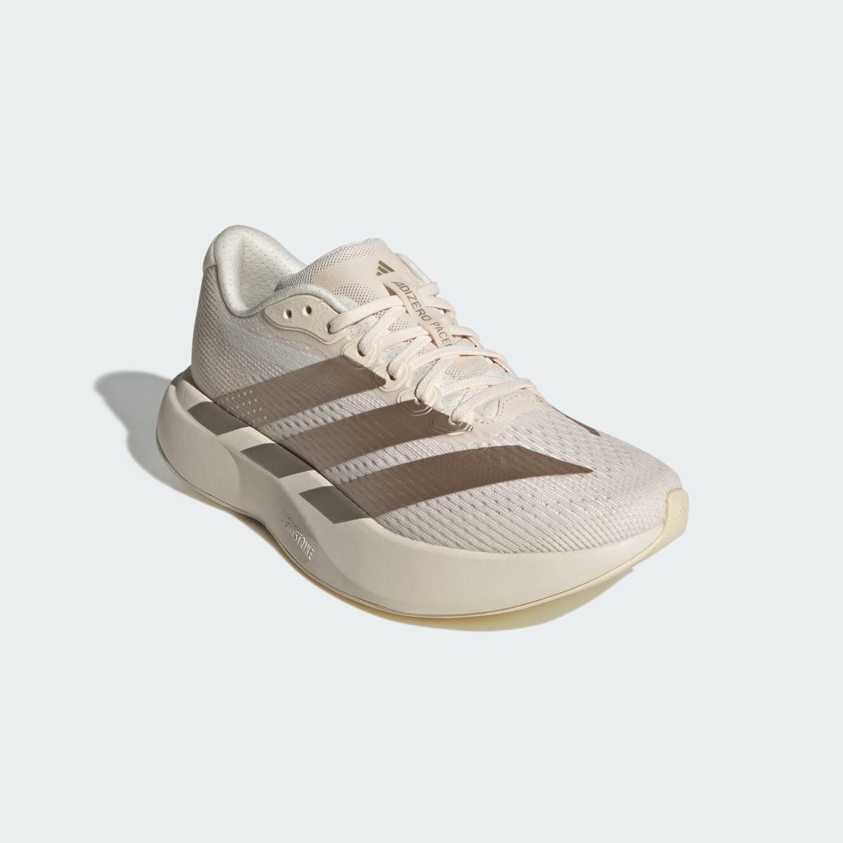 Adidas Women's Adizero Pacer Shoes - Wonder White / Cyber Metallic / Warm Vanilla - Image 4