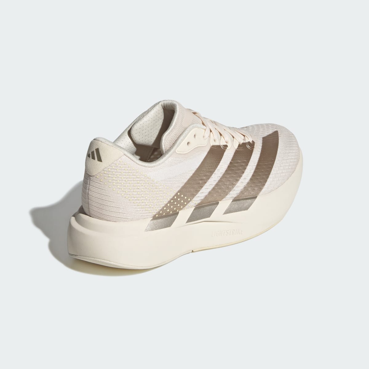 Adidas Women's Adizero Pacer Shoes - Wonder White / Cyber Metallic / Warm Vanilla - Image 5