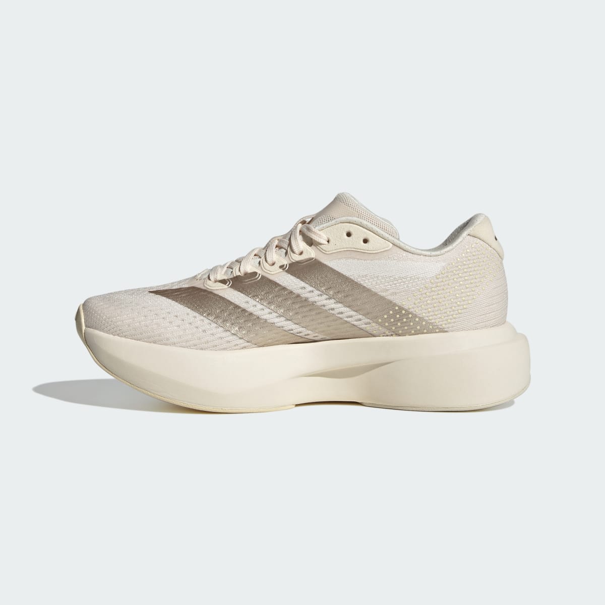 Adidas Women's Adizero Pacer Shoes - Wonder White / Cyber Metallic / Warm Vanilla - Image 6