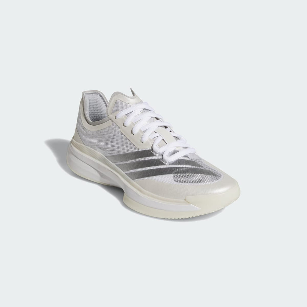Adidas Women's Adizero Select 3.0 Shoes - Cloud White / Silver Metallic / Grey Two - Image 5