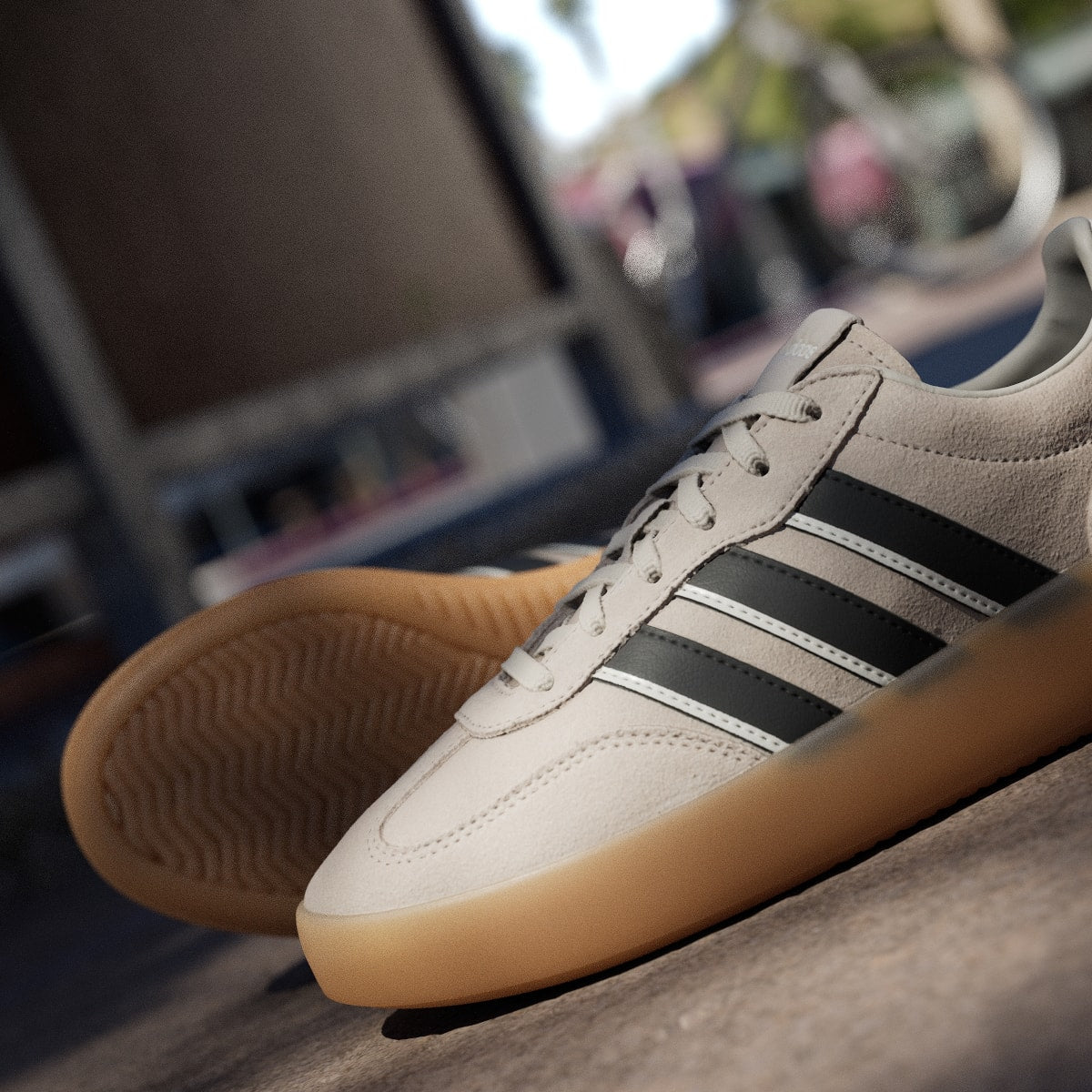 Adidas Women's BARREDA DECODE SHOES - Wonder Beige / Ice Gold Met. / Gum - Image 10