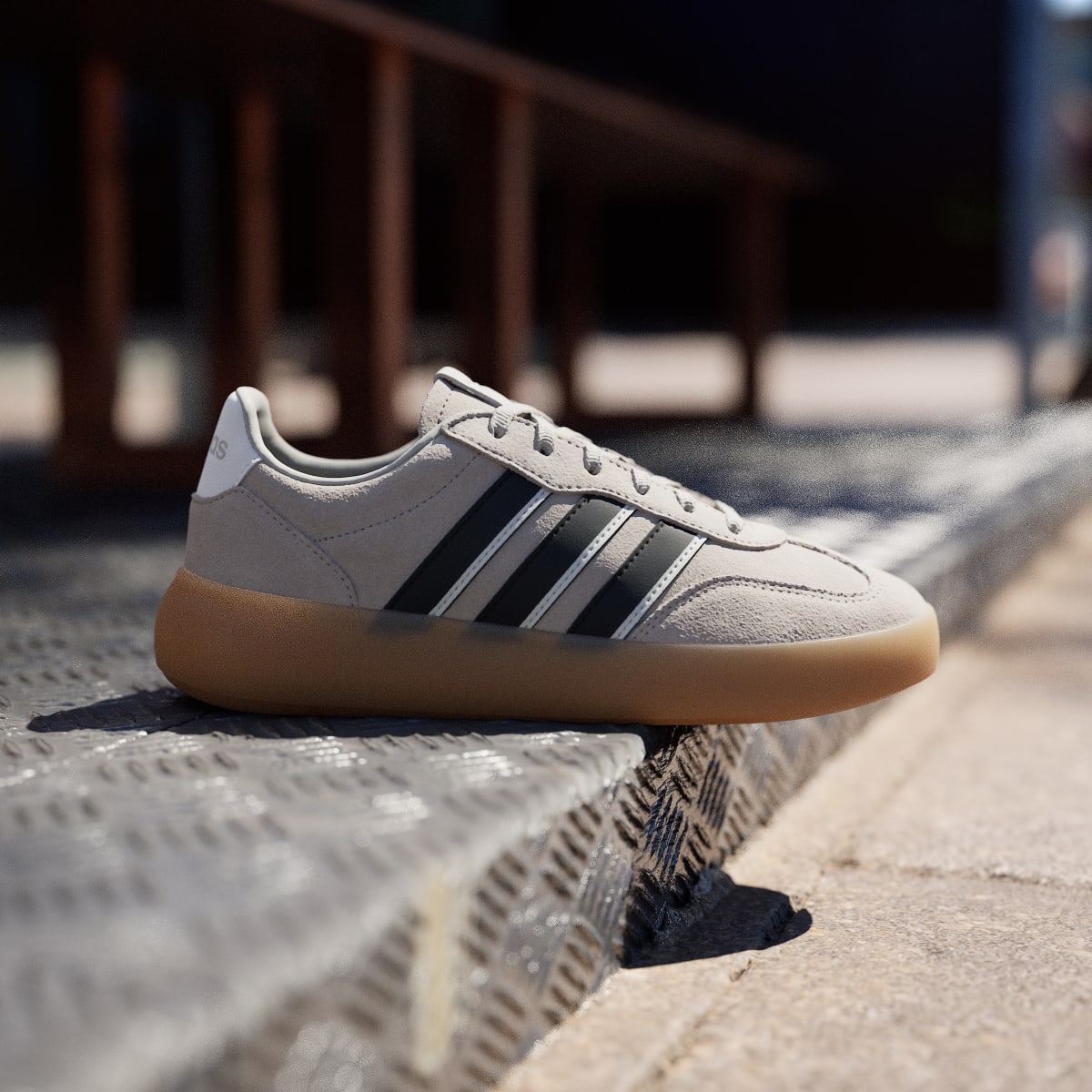 Adidas Women's BARREDA DECODE SHOES - Wonder Beige / Ice Gold Met. / Gum - Image 3