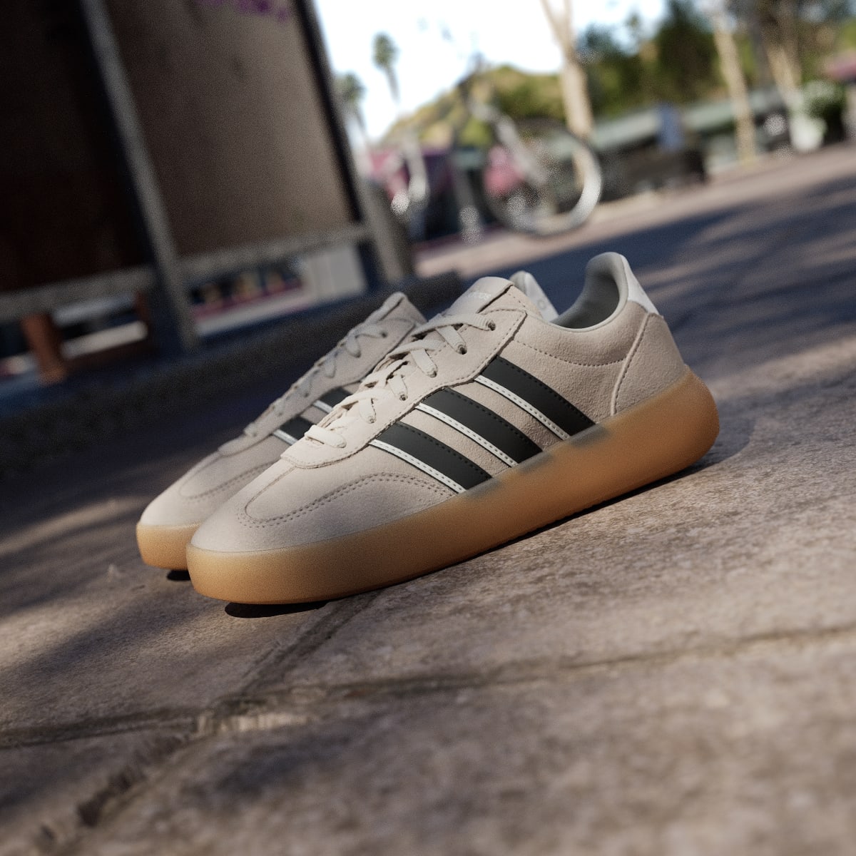Adidas Women's BARREDA DECODE SHOES - Wonder Beige / Ice Gold Met. / Gum - Image 8
