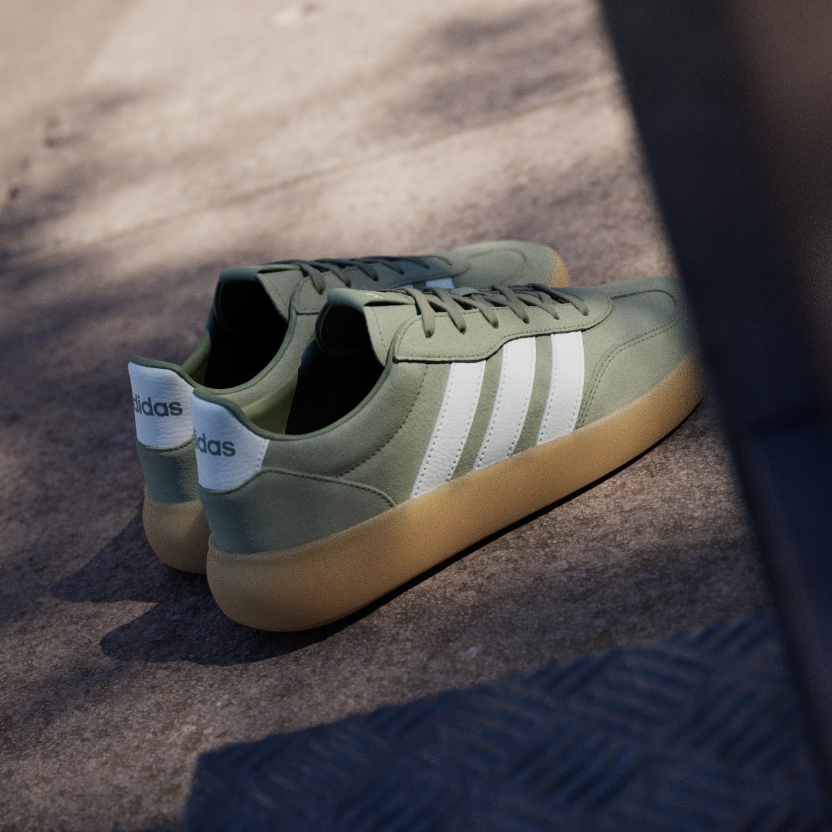 Adidas Men's BARREDA DECODE SHOES - Tent Green / Off White / Gum - Image 6