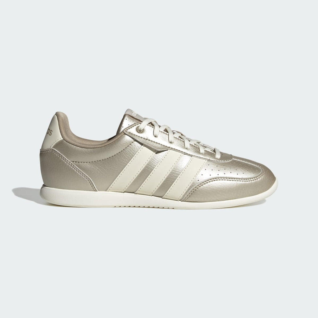 Adidas Women's BARREDA LO SHOES - Cyber Metallic / Off White / Beige - Image 1