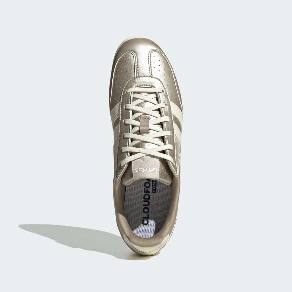 Adidas Women's BARREDA LO SHOES - Cyber Metallic / Off White / Beige - Image 2