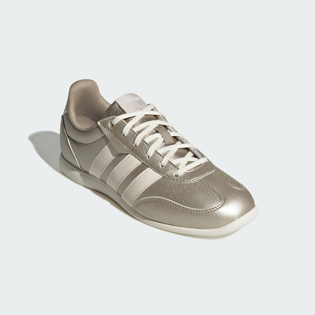 Adidas Women's BARREDA LO SHOES - Cyber Metallic / Off White / Beige - Image 4