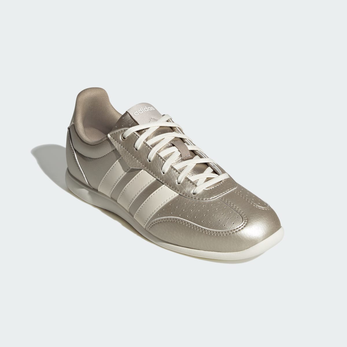 Adidas Women's BARREDA LO SHOES - Cyber Metallic / Off White / Beige - Image 4