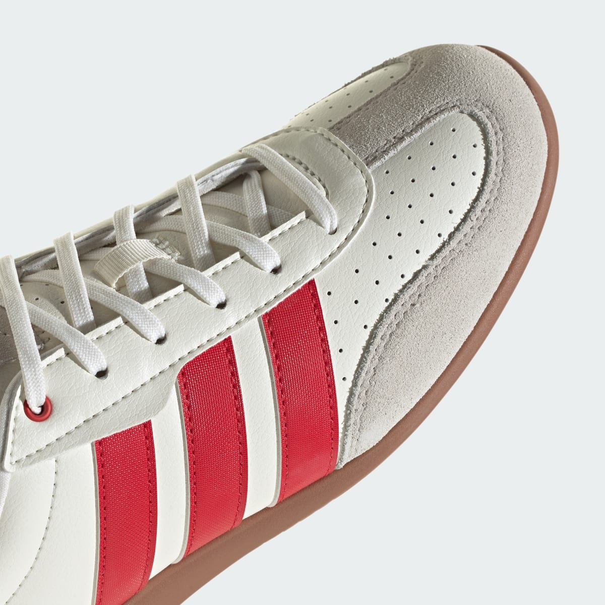 Adidas Women's BARREDA LO SHOES - Off White / Collegiate Red / Beige - Image 8