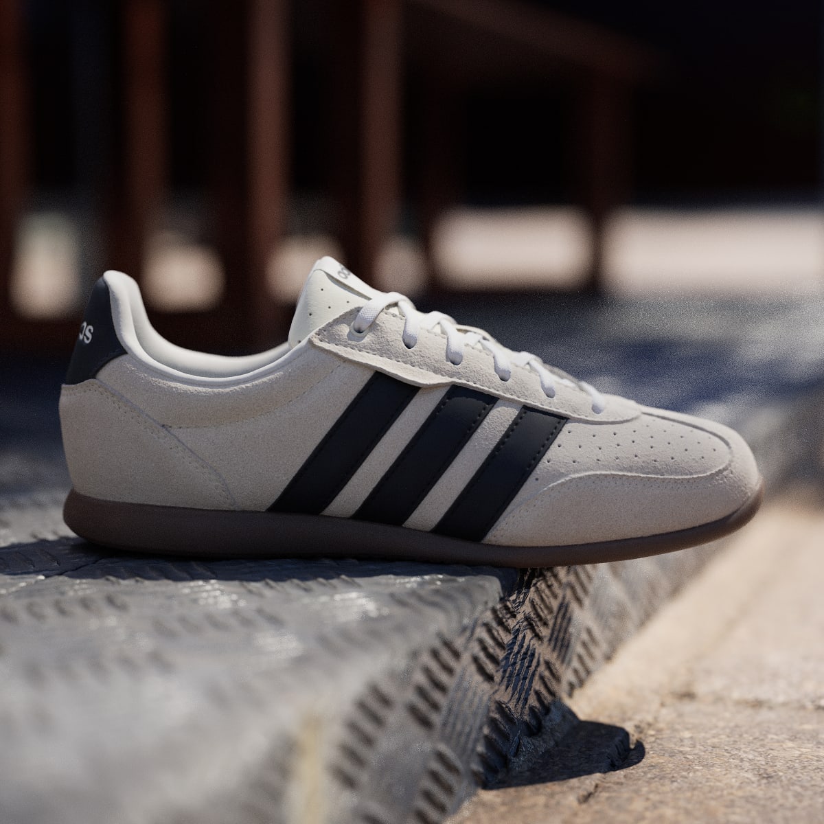 Adidas Women's BARREDA LO SHOES - Cream White / Core Black / Carbon - Image 3