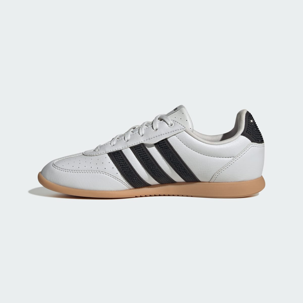 Adidas Women's BARREDA LO SHOES - Crystal White / Core Black / Silver Metallic - Image 6