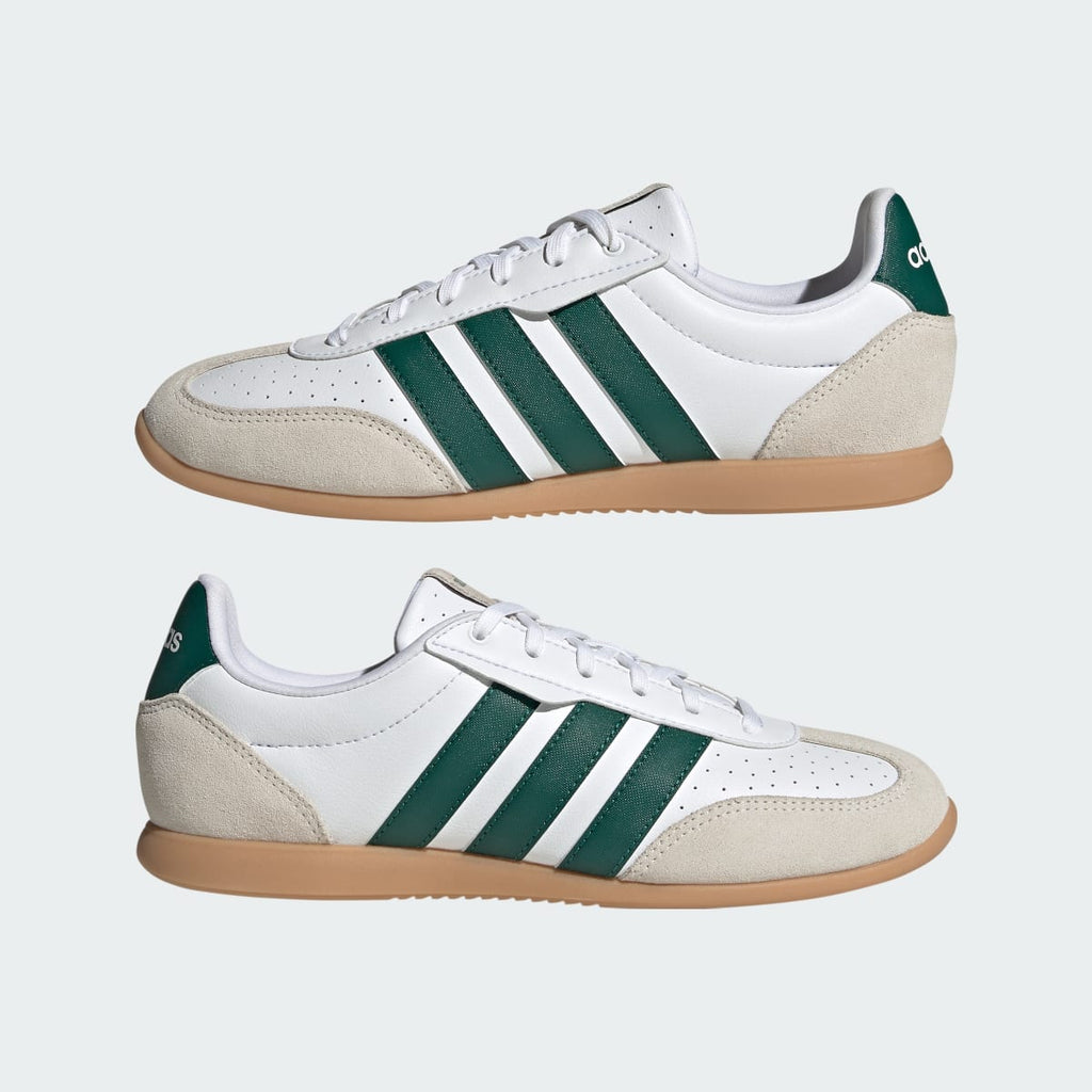 Adidas Women's BARREDA LO SHOES - Cloud White / Collegiate Green / Chalk White - Image 7