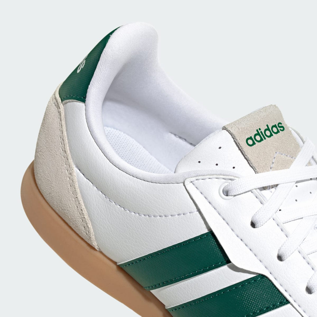 Adidas Women's BARREDA LO SHOES - Cloud White / Collegiate Green / Chalk White - Image 8