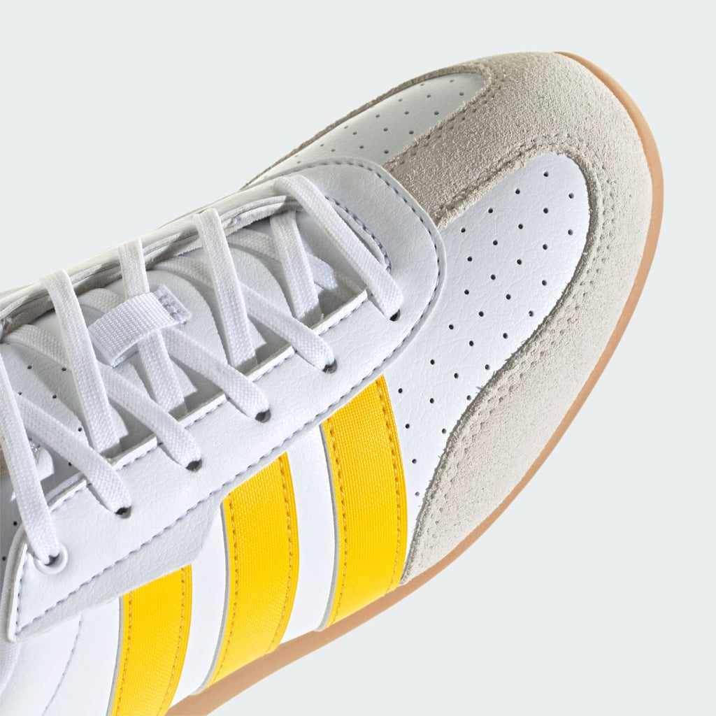 Adidas Women's BARREDA LO SHOES - Cloud White / Bold Gold / Chalk White - Image 9