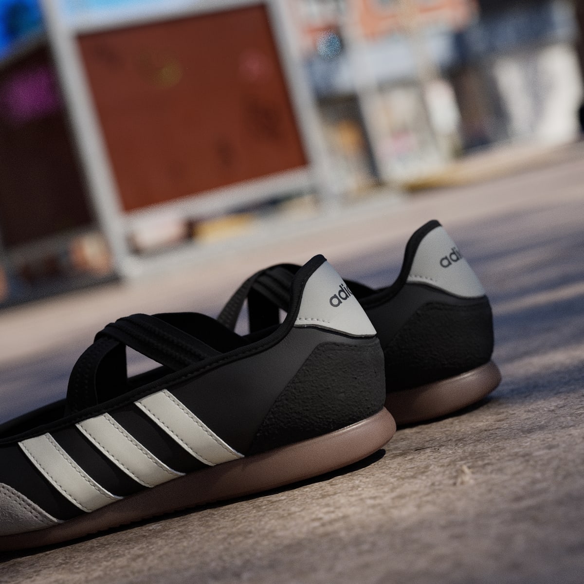 Adidas Women's BARREDA MARY JANE SHOES - Core Black / Core White / Gum - Image 9