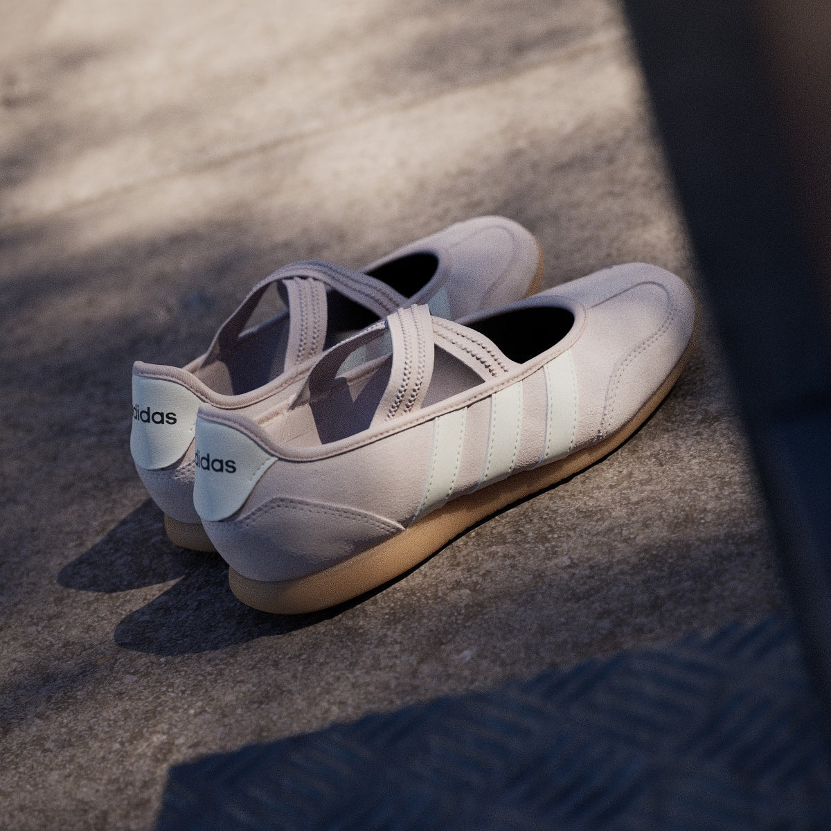 Adidas Women's BARREDA MARY JANE SHOES - Putty Mauve / Off White / Gum - Image 6