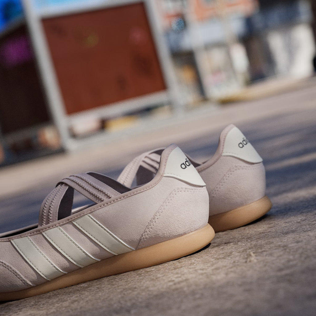 Adidas Women's BARREDA MARY JANE SHOES - Putty Mauve / Off White / Gum - Image 9