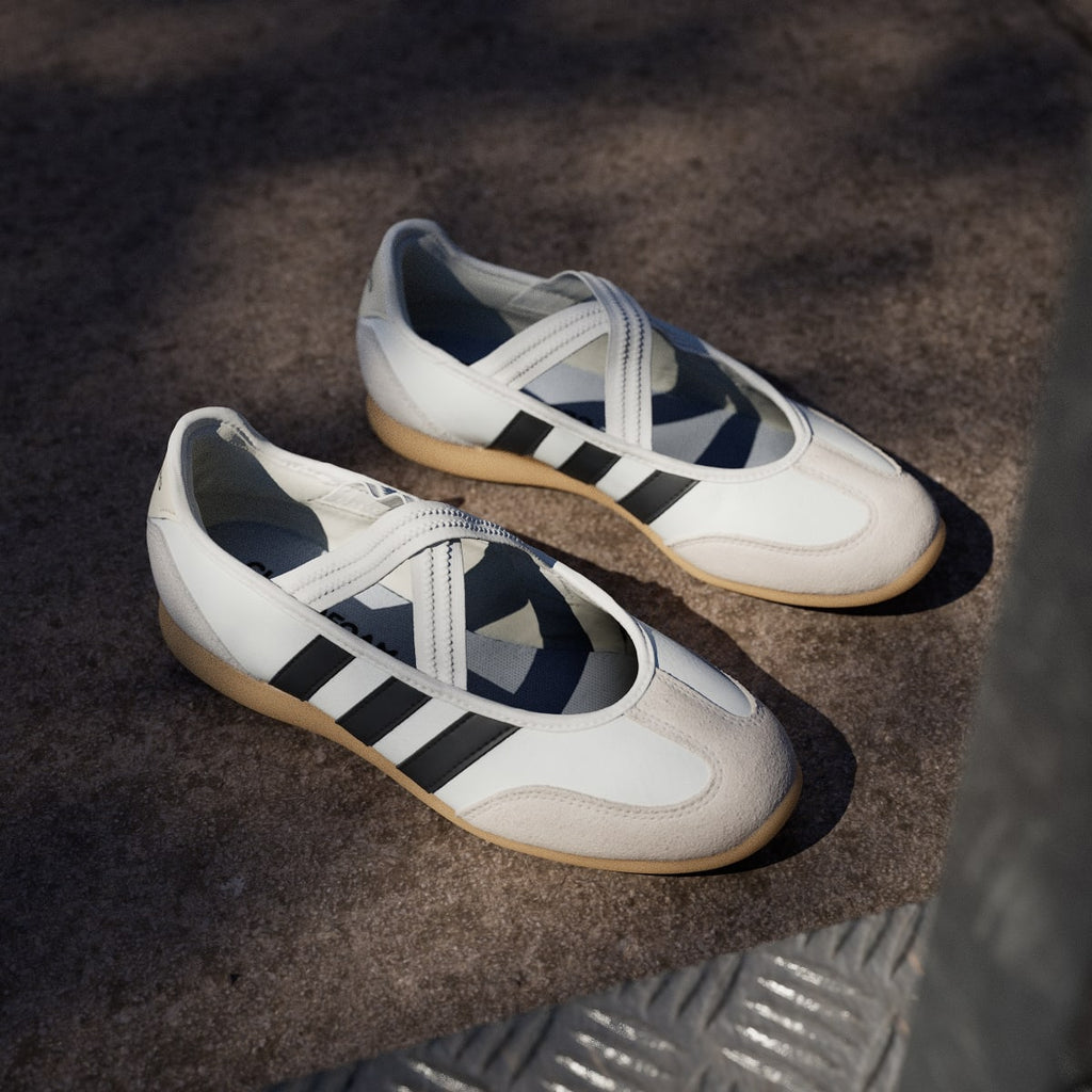 Adidas Women's BARREDA MARY JANE SHOES - Core White / Core Black / Gum - Image 5