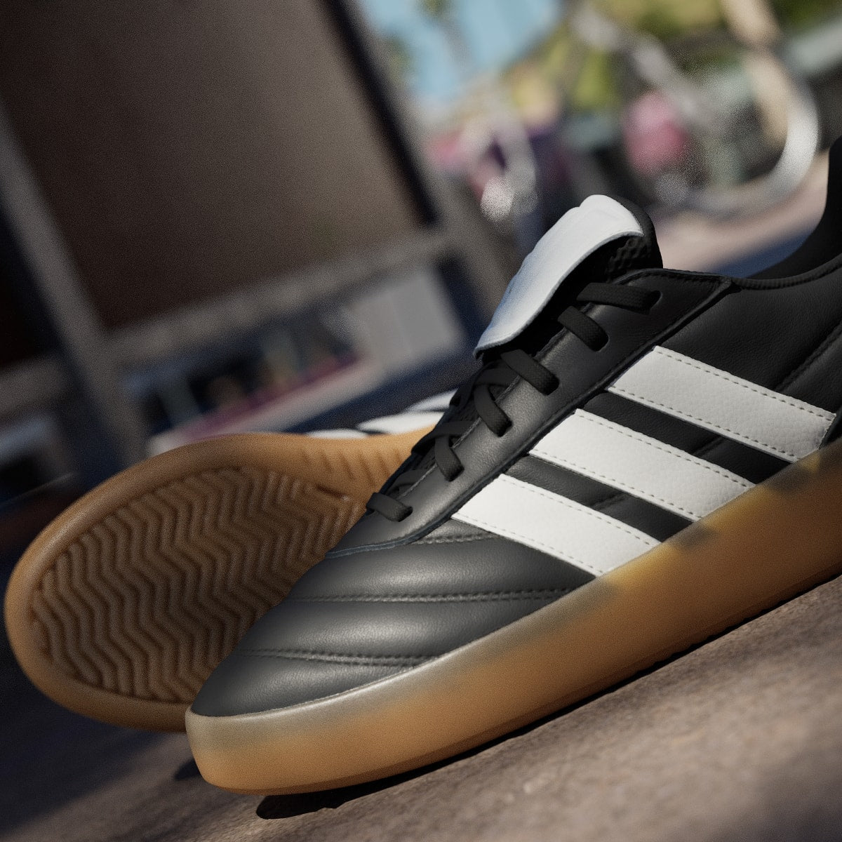 Adidas Men's BARREDA MUNDIAL Shoes - Core Black / Core White / Gum - Image 10