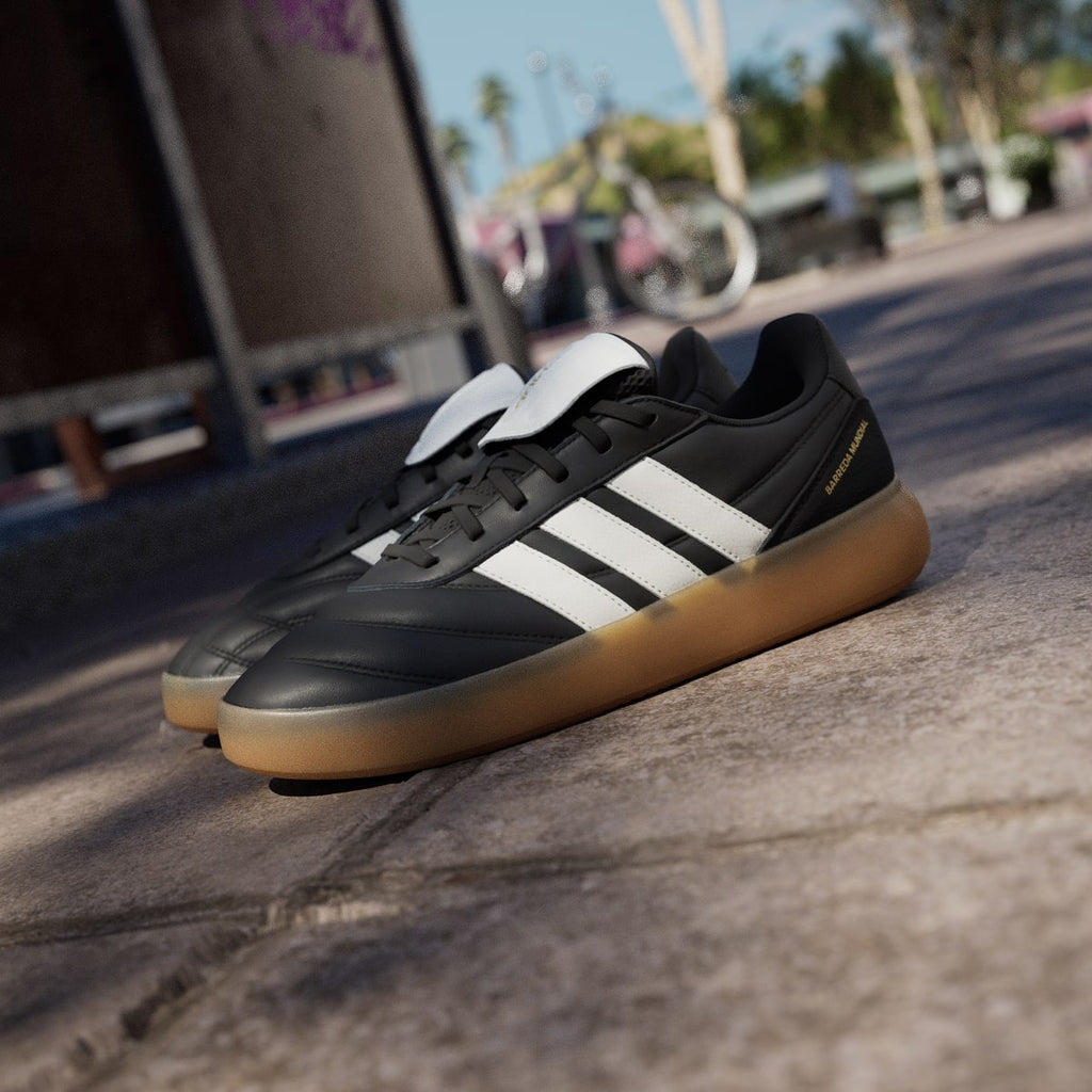 Adidas Men's BARREDA MUNDIAL Shoes - Core Black / Core White / Gum - Image 8