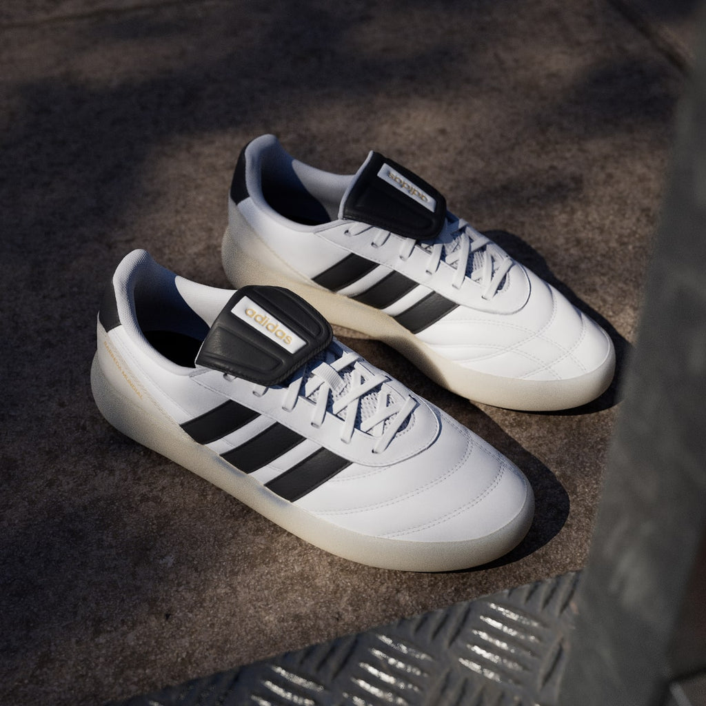 Adidas Men's BARREDA MUNDIAL Shoes - Cloud White / Core Black / Alumina - Image 5