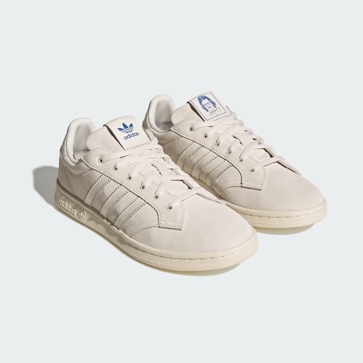 Adidas Women's BILLIE JEAN KING SHOES - Off White / Bright Royal / Bright Royal - Image 2