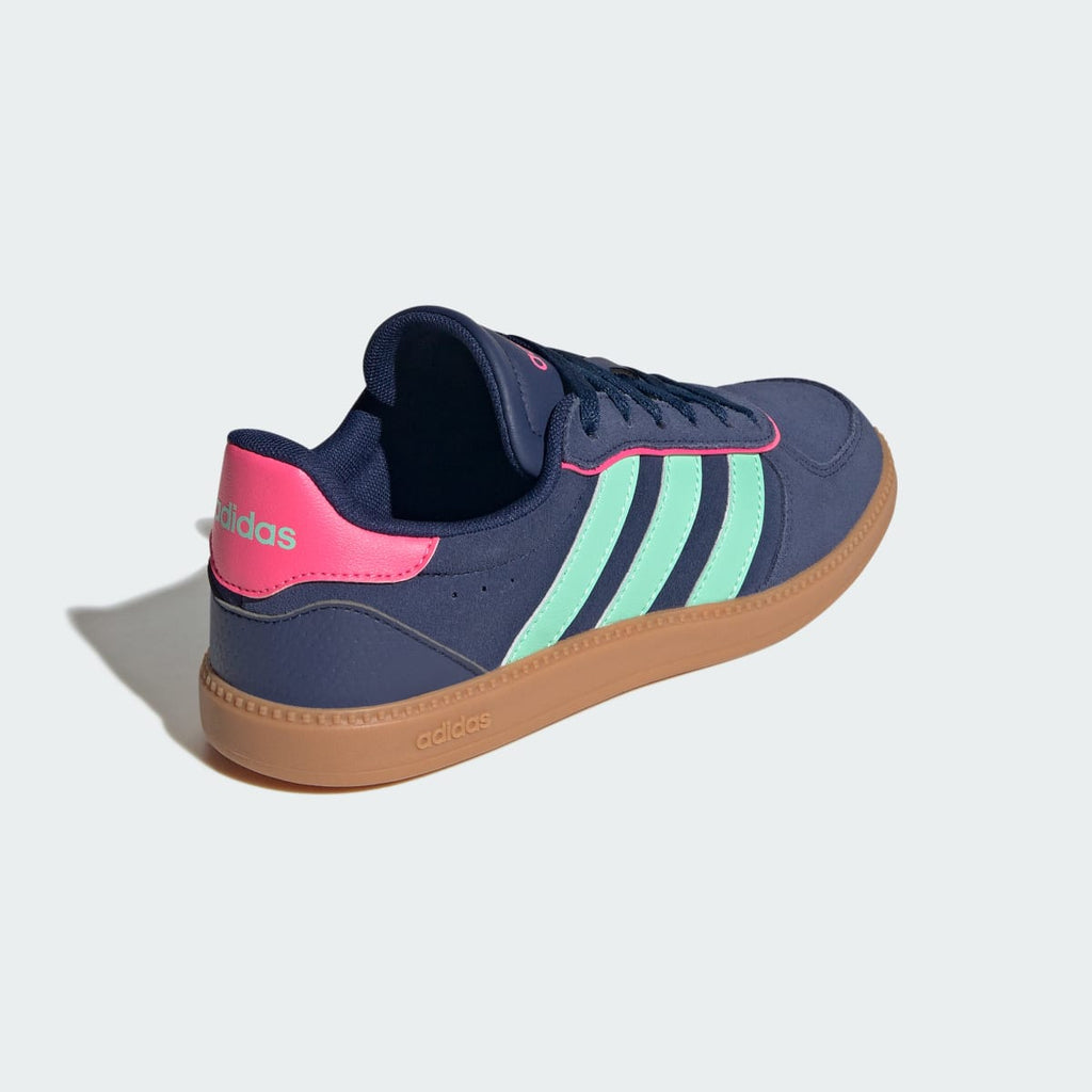 Adidas Kids' BREAKNET SLEEK SHOES JUNIOR - Dark Blue / Pulse Mint / Lucid Pink - Image 5