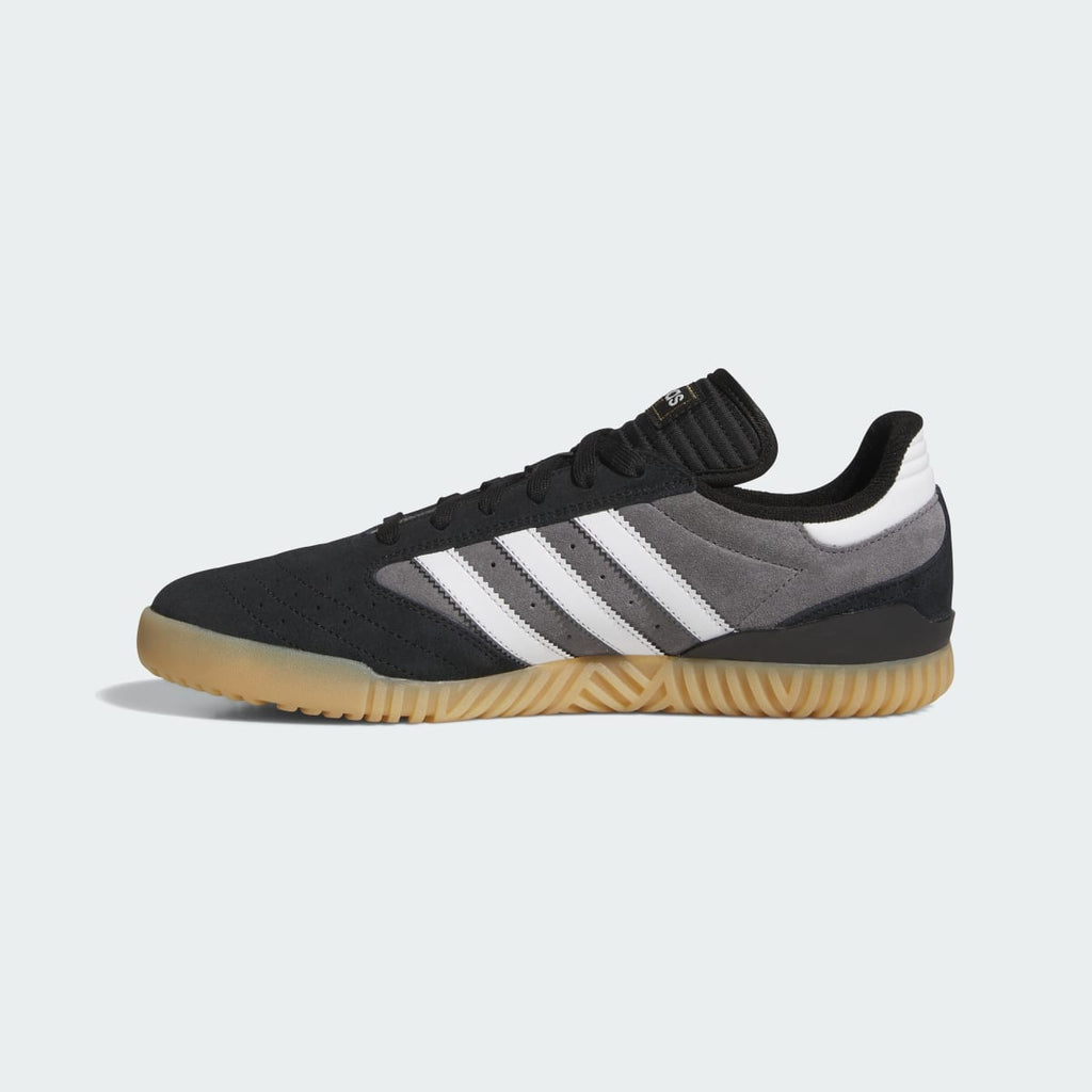 Adidas Men's BUSENITZ INDOOR SUPER Shoes - Core Black / Crystal White / Grey Four - Image 6