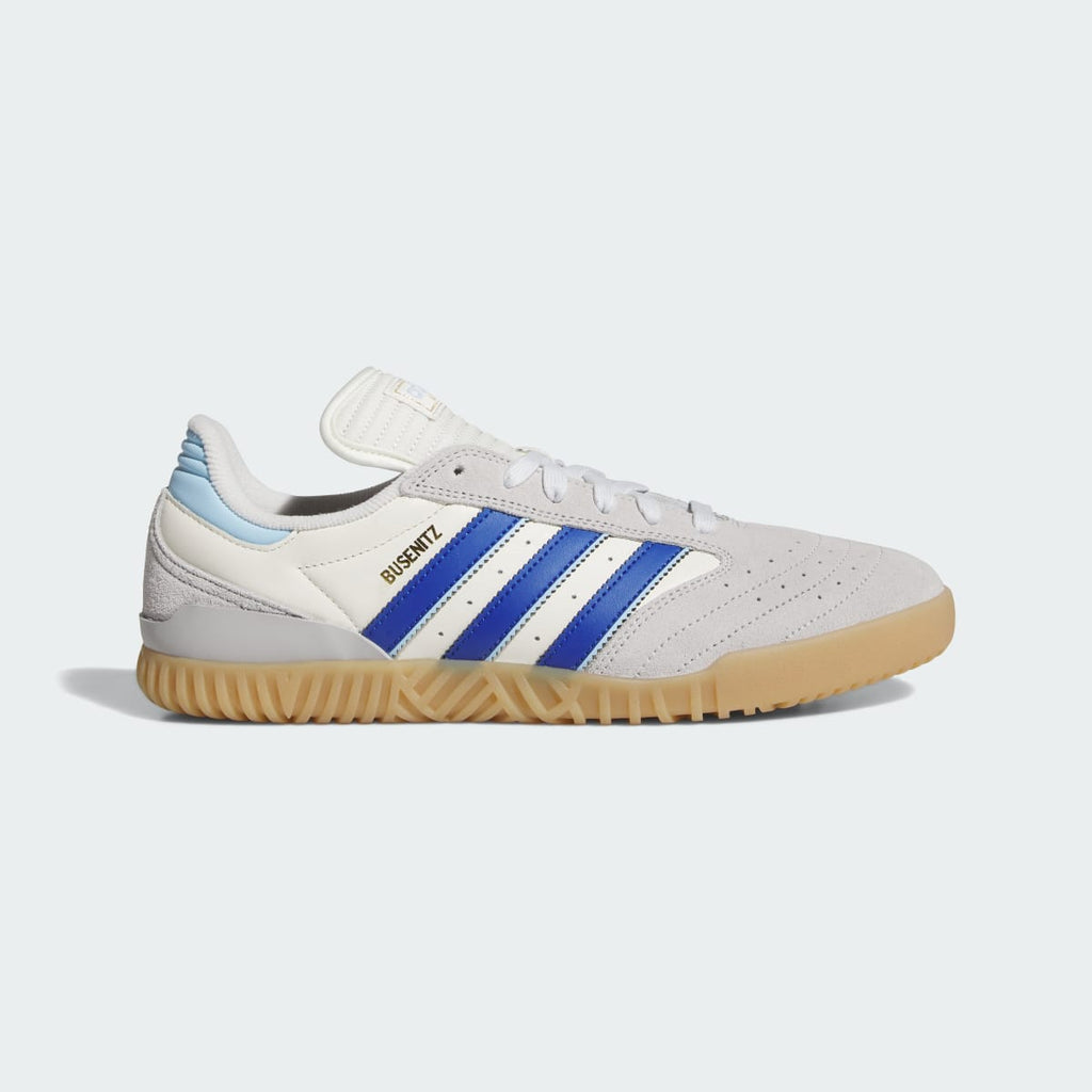 Adidas Men's BUSENITZ INDOOR SUPER Shoes - Grey Two / Royal Blue / Clear Sky - Image 1