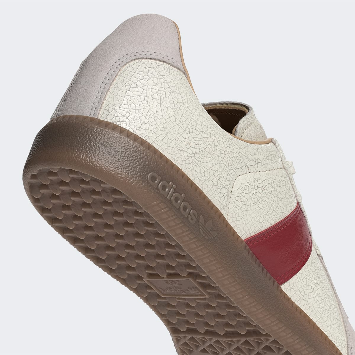 Adidas Men's BW ARMY SHOES - Core White / Team Victory Red / Gum - Image 10