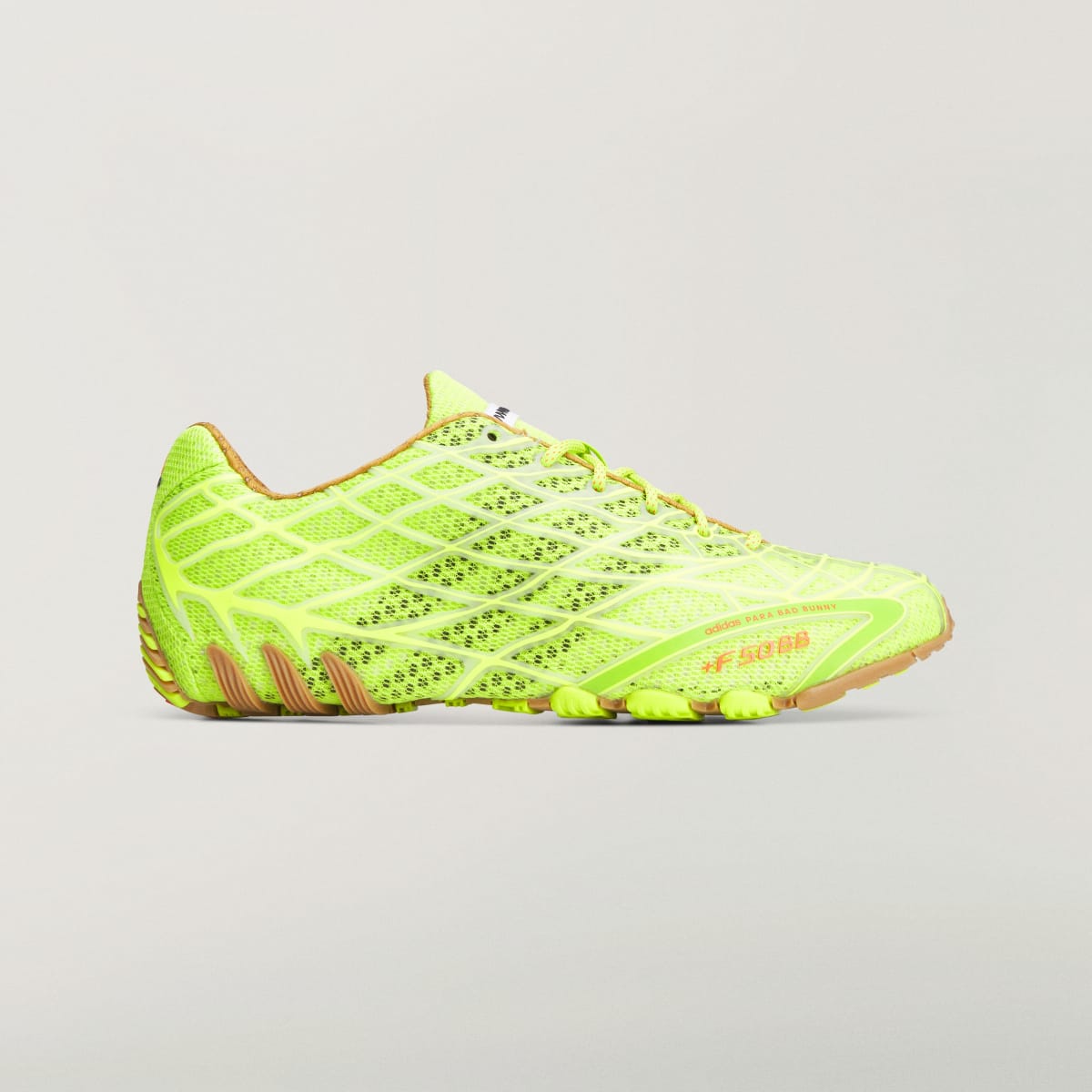 Adidas Men's Bad Bunny F50 Ghost Sprint - Solar Slime / Mesa / Semi Solar Slime - Image 1