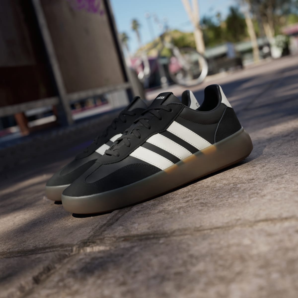 Adidas Men's Barreda Decode Shoes - Core Black / Off White / Gum - Image 8