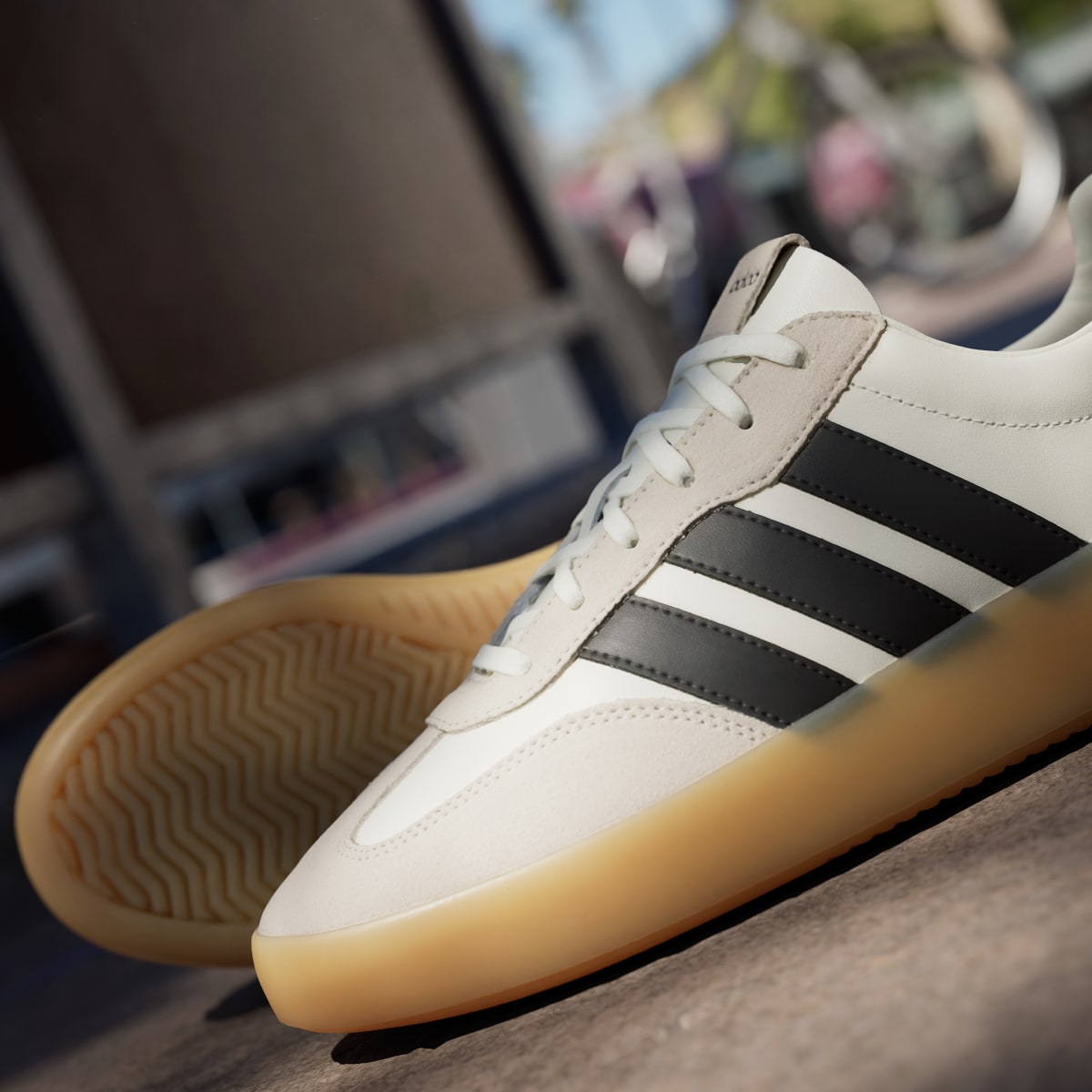 Adidas Men's Barreda Decode Shoes - Off White / Core Black / Gum - Image 10
