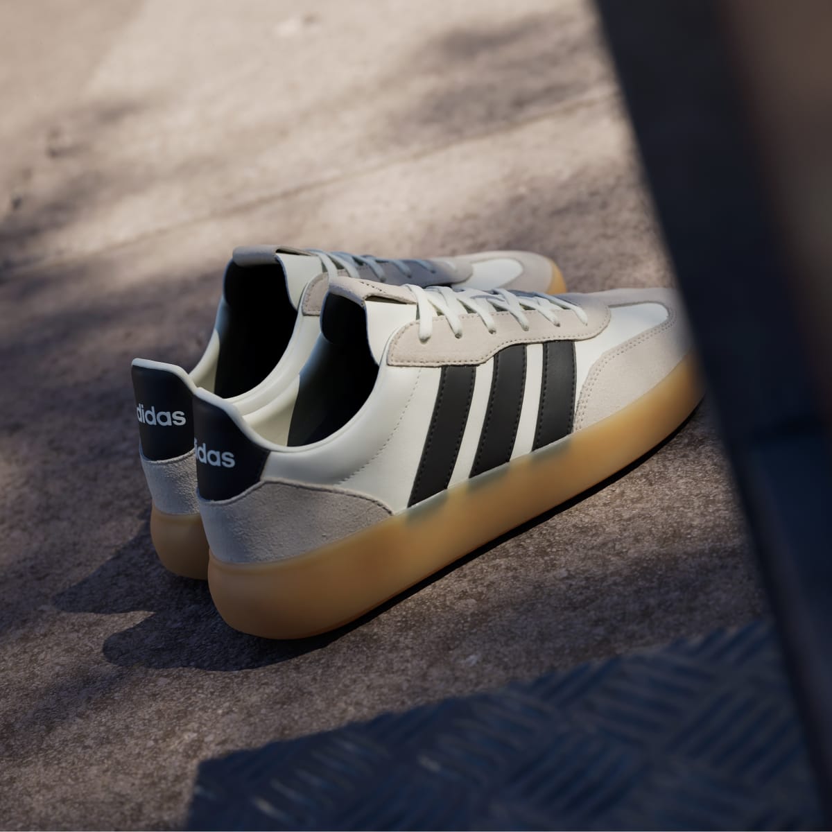 Adidas Men's Barreda Decode Shoes - Off White / Core Black / Gum - Image 6