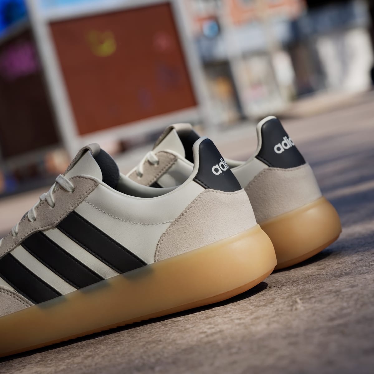 Adidas Women's Barreda Decode Shoes - Off White / Core Black / Gum - Image 9
