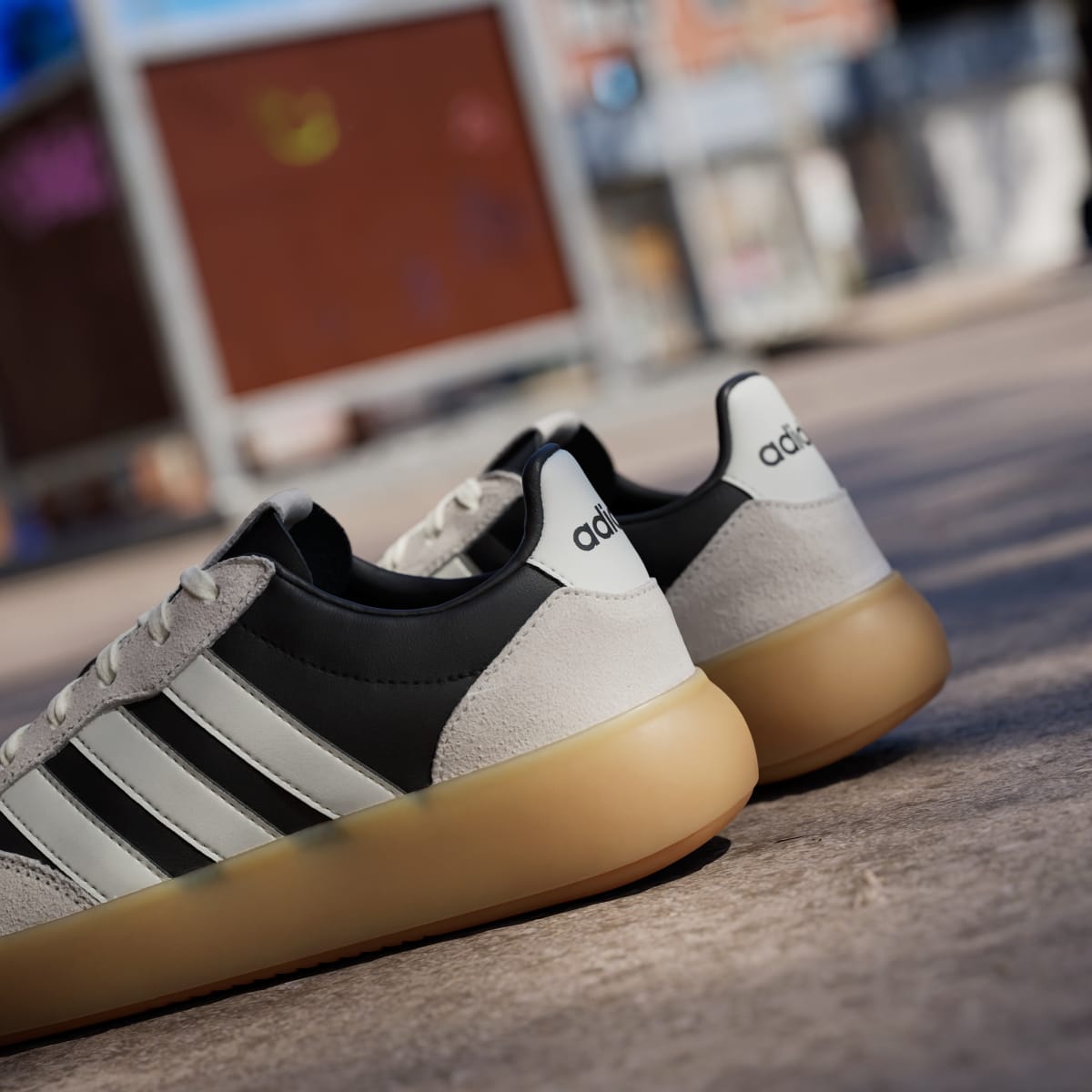 Adidas Women's Barreda Decode Shoes - Off White / Core Black / Gum - Image 9
