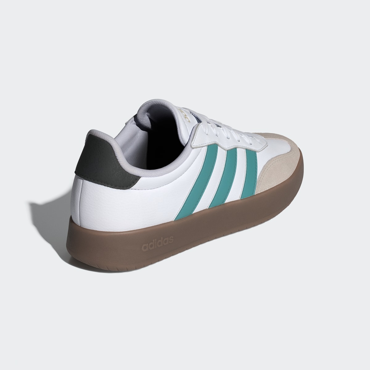 Adidas Women's Barreda Shoes - Cloud White / Powder Teal / Beige - Image 6