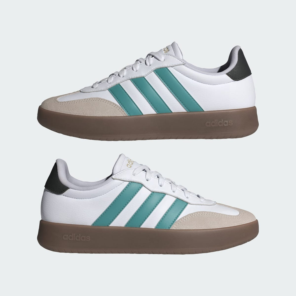 Adidas Women's Barreda Shoes - Cloud White / Powder Teal / Beige - Image 8