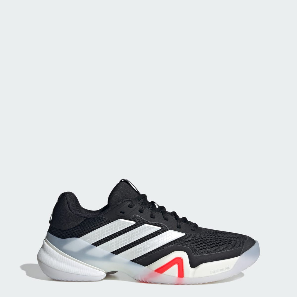 Adidas Men's Barricade 14 Tennis Shoes - Core Black / Zero Metalic / Lucid Red - Image 1