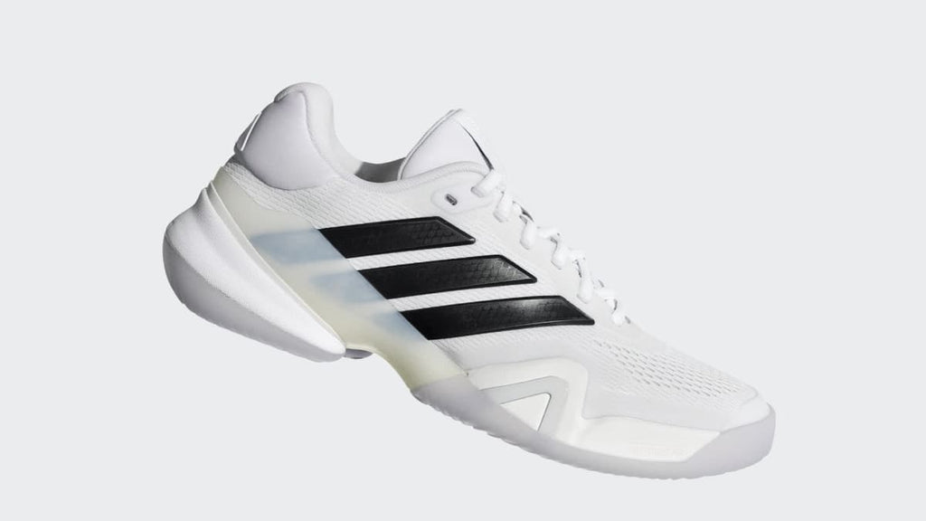 Adidas Women's Barricade 14 Tennis Shoes - Cloud White / Core Black / Cloud White - Image 2